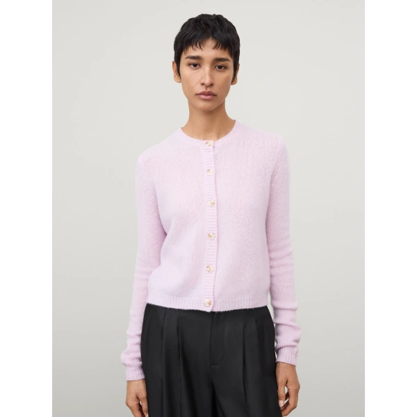 Lisa Yang Felicia Cardigan in Dahlia