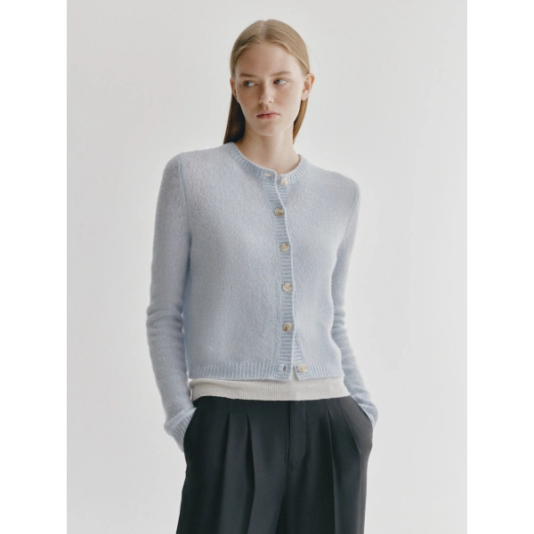 Lisa Yang Felicia Cardigan in Sea Breeze