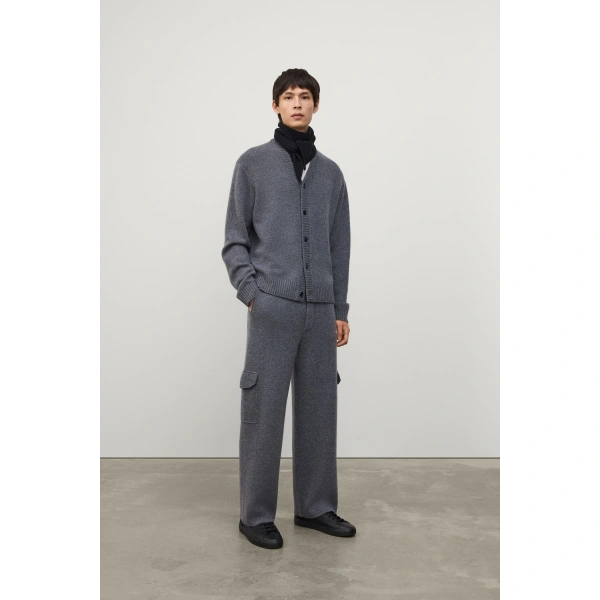 Lisa Yang Fenris Cardigan in Graphite