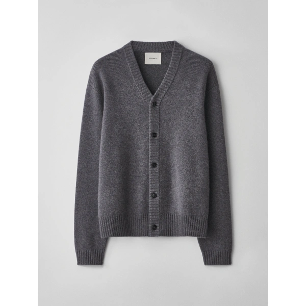 Lisa Yang Fenris Cardigan in Graphite | Knitwear | Coveti