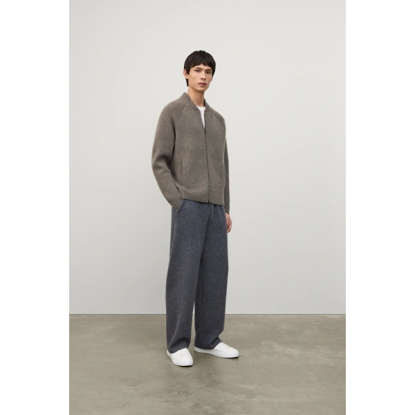 Lisa Yang Fionn Cardigan Jacket in Truffle
