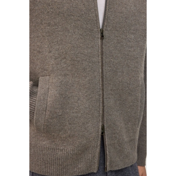 Lisa Yang Fionn Cardigan Jacket in Truffle
