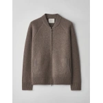 Lisa Yang Fionn Cardigan Jacket in Truffle | Knitwear | Coveti