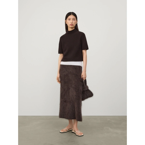Lisa Yang Fride Sweater in Dark Oak