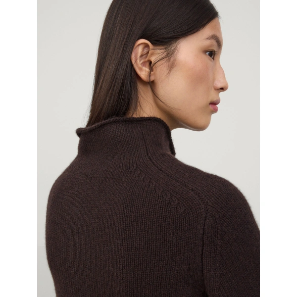 Lisa Yang Fride Sweater in Dark Oak