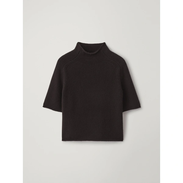 Lisa Yang Fride Sweater in Dark Oak | Cashmere Sweaters | Coveti