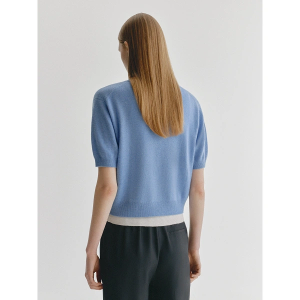 Lisa Yang Genevra T-Shirt in Cloud Blue