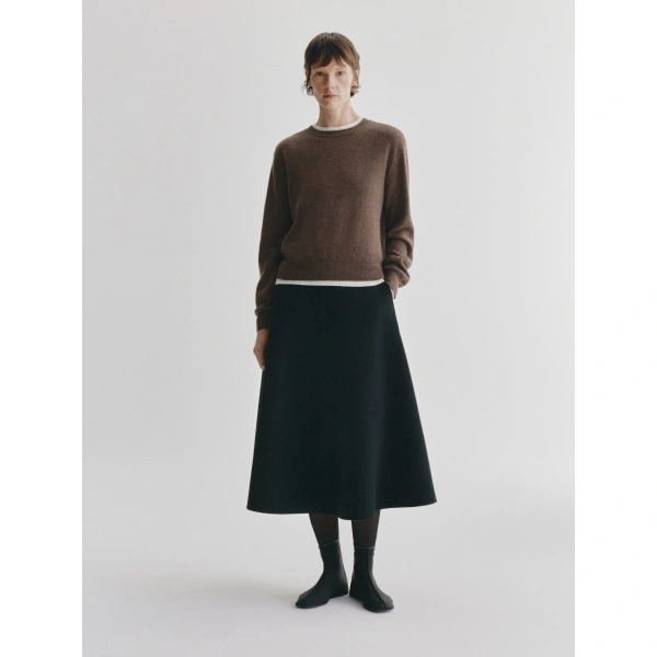Lisa Yang Greer Sweater in Dark Truffle