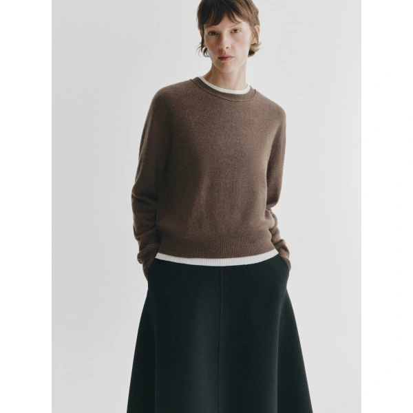 Lisa Yang Greer Sweater in Dark Truffle