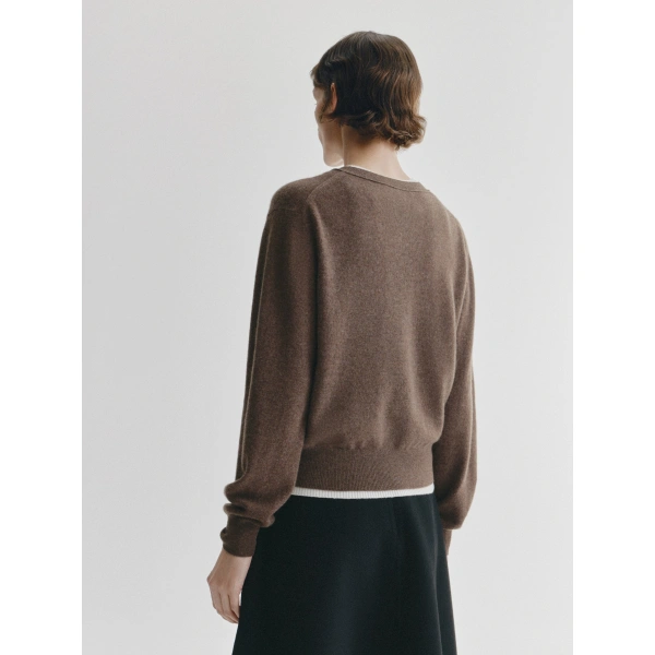 Lisa Yang Greer Sweater in Dark Truffle