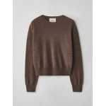 Lisa Yang Greer Sweater in Dark Truffle | Cashmere Sweaters | Coveti