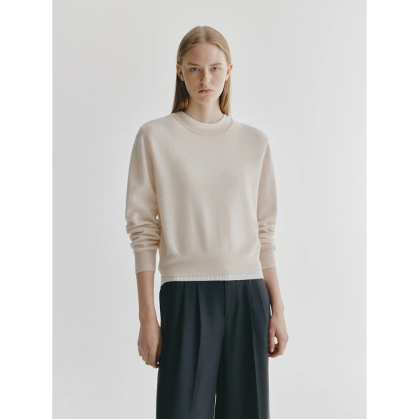 Lisa Yang Greer Sweater in Oat