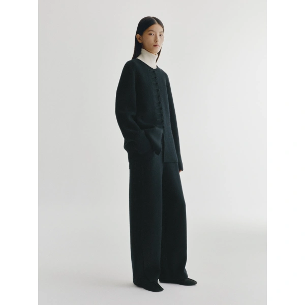 Lisa Yang Han Fu Cardigan Jacket in Black