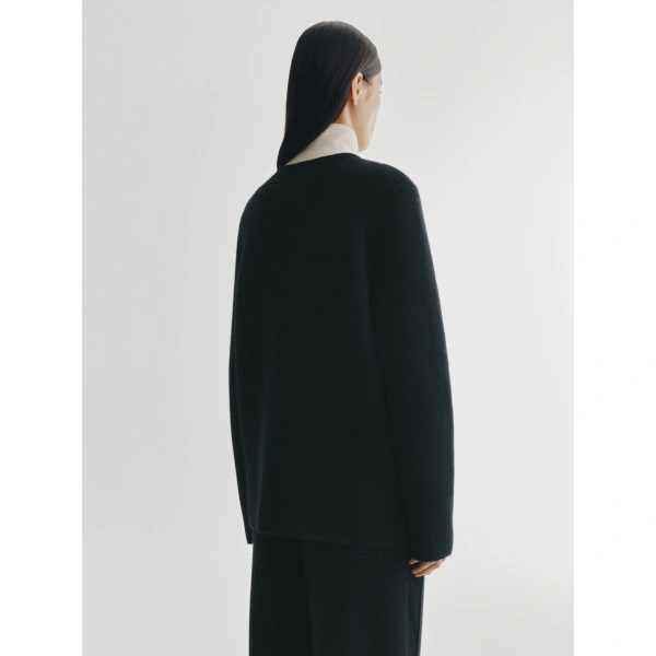 Lisa Yang Han Fu Cardigan Jacket in Black