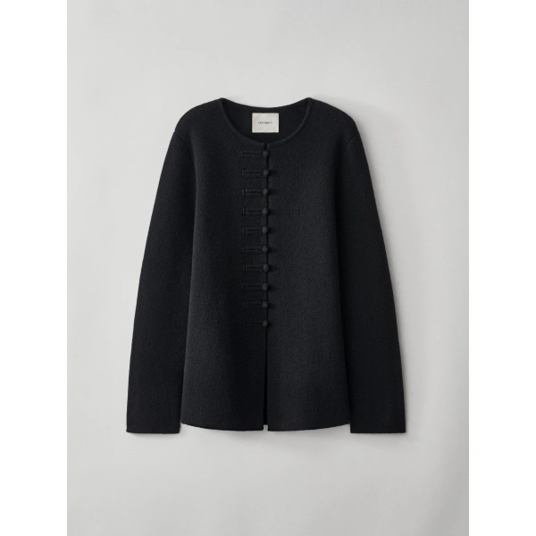 Han Fu Cardigan Jacket in Black