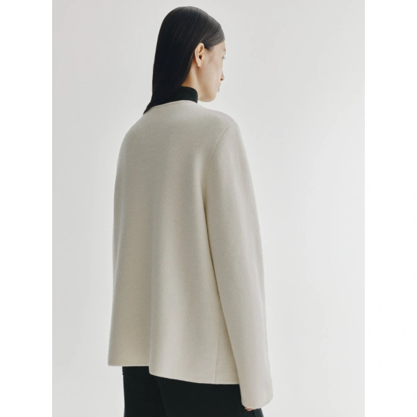 Lisa Yang Han Fu Cardigan Jacket in Cream
