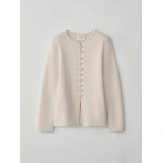 Lisa Yang Han Fu Cardigan Jacket in Cream | Cardigans | Coveti