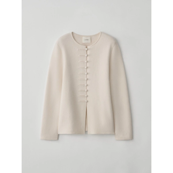 Han Fu Cardigan Jacket in Cream