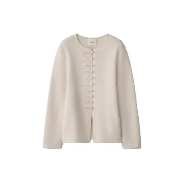 Han Fu Cardigan Jacket in Cream