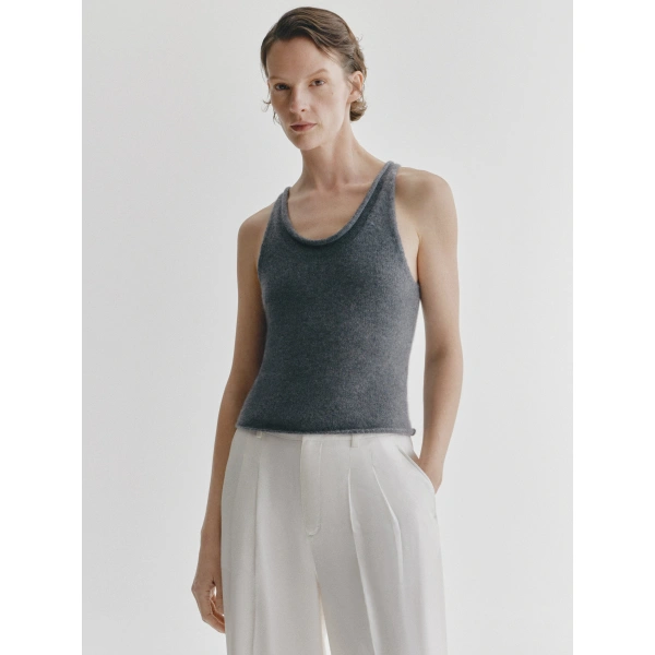 Lisa Yang Hayda Top in Graphite