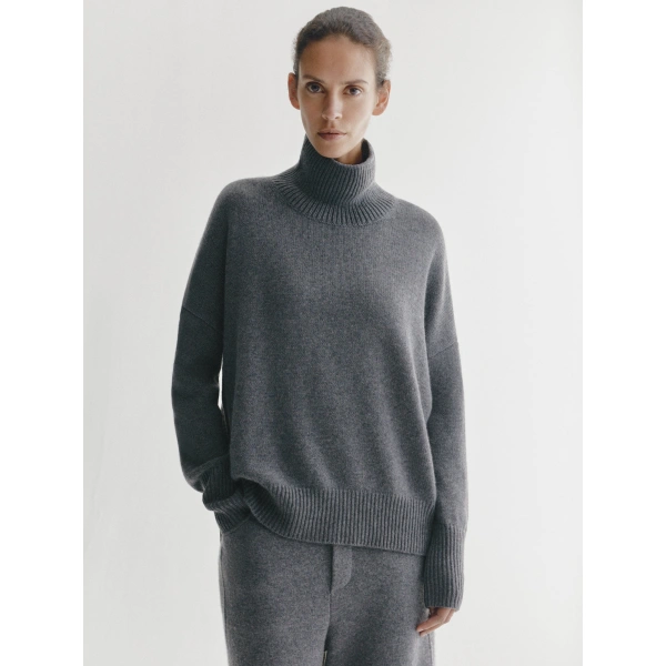 Lisa Yang Heidi Sweater in Graphite