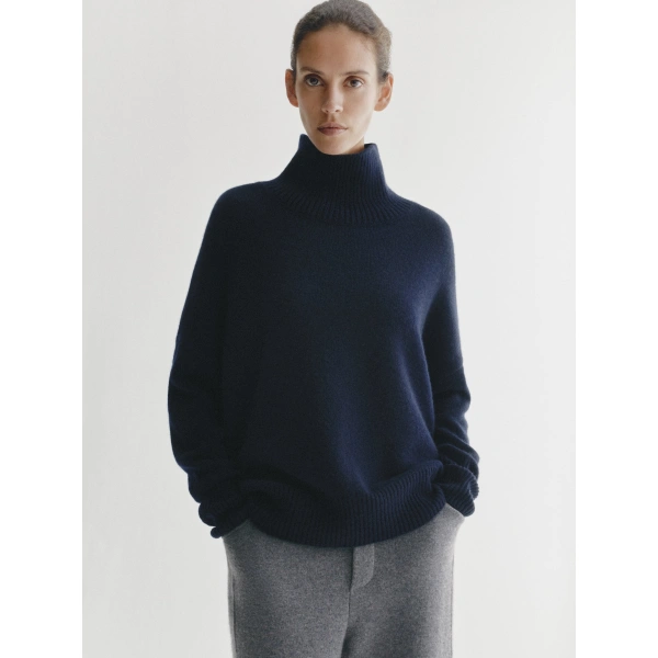 Lisa Yang Heidi Sweater in Navy