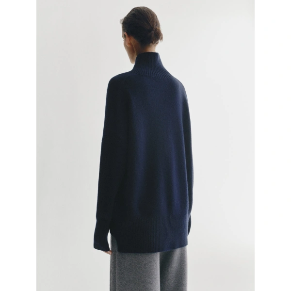 Lisa Yang Heidi Sweater in Navy