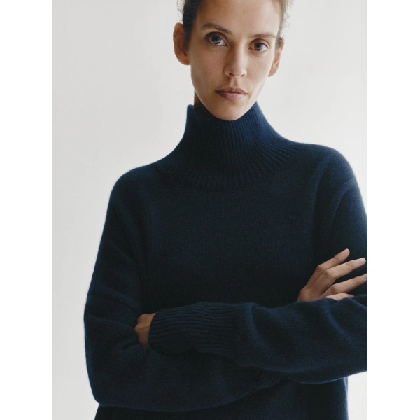 Lisa Yang Heidi Sweater in Navy