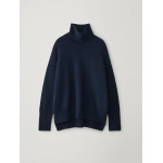 Lisa Yang Heidi Sweater in Navy | Cashmere Sweaters | Coveti