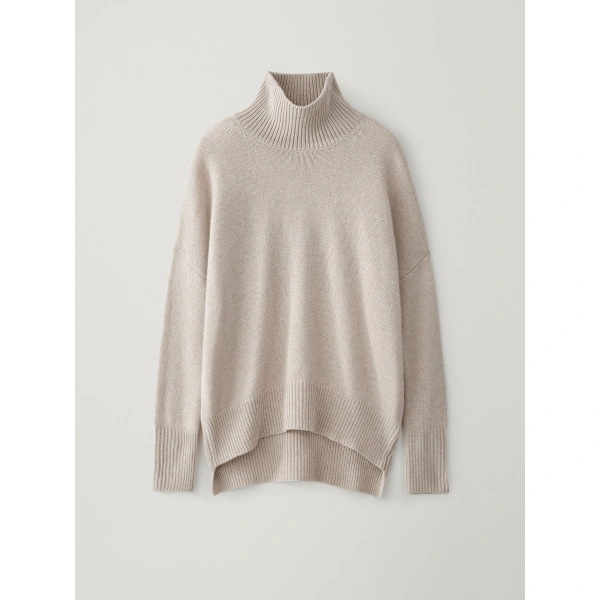 Lisa Yang Heidi Sweater in Sand | Cashmere Sweaters | Coveti