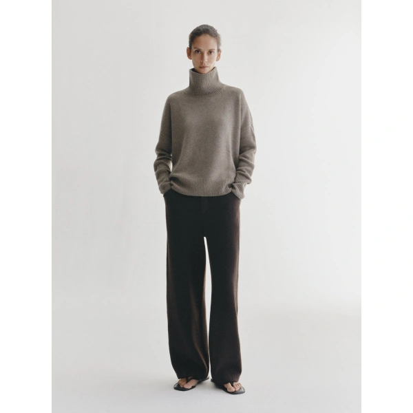 Lisa Yang Heidi Sweater in Truffle