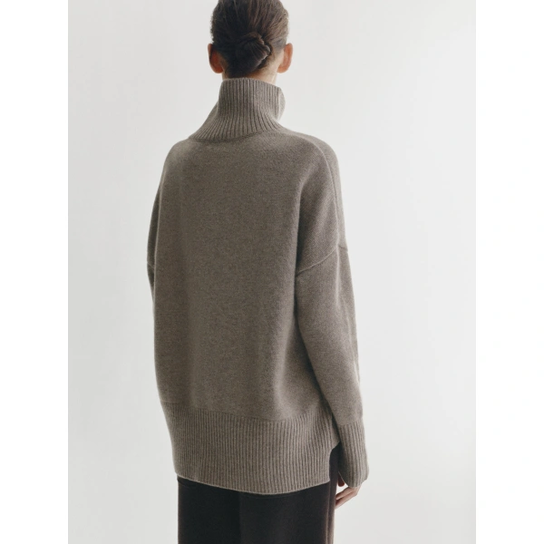 Lisa Yang Heidi Sweater in Truffle