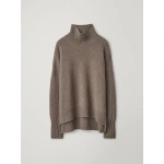 Lisa Yang Heidi Sweater in Truffle | Cashmere Sweaters | Coveti