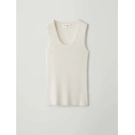 Lisa Yang Ina Top in Ivory | Tops | Coveti