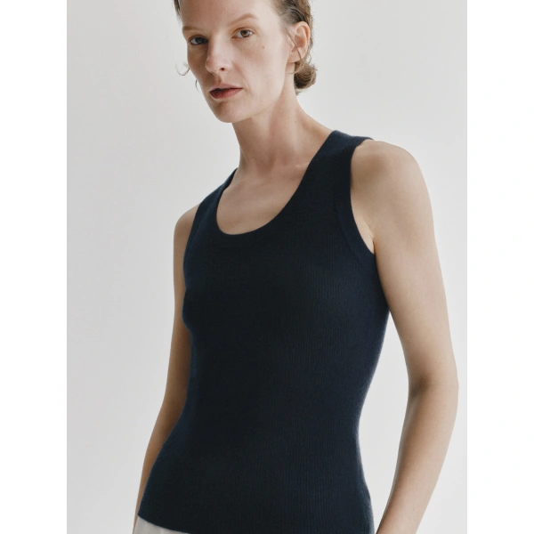 Lisa Yang Ina Top in Navy