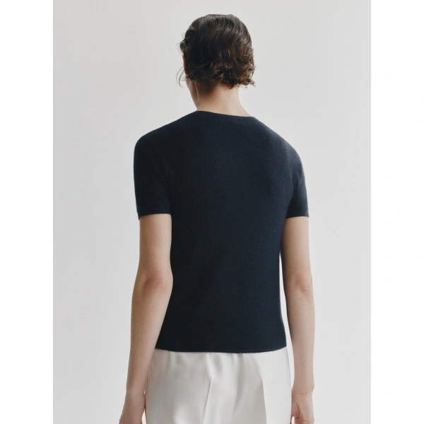Lisa Yang Ira T-Shirt in Navy