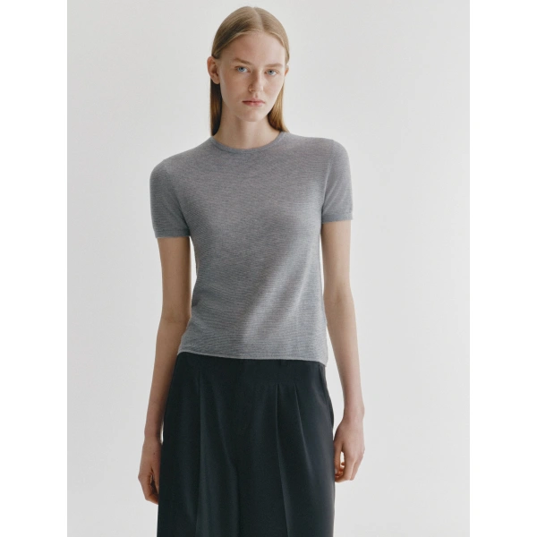 Lisa Yang Ira T-shirt in Dark Mist
