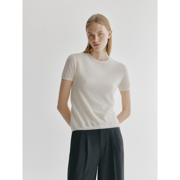 Lisa Yang Ira T-shirt in Ivory