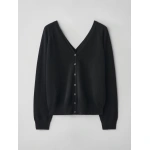 Lisa Yang Jiani Cardigan in Black | Cardigans | Coveti
