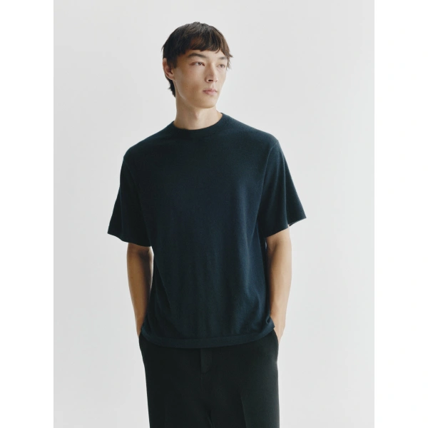 Lisa Yang Johannes T-shirt in Navy