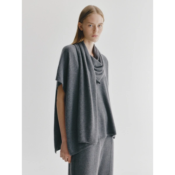 Lisa Yang Jordana Cape in Graphite