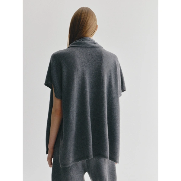 Lisa Yang Jordana Cape in Graphite