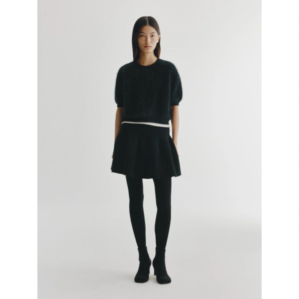 Lisa Yang Juniper Sweater in Black Brushed