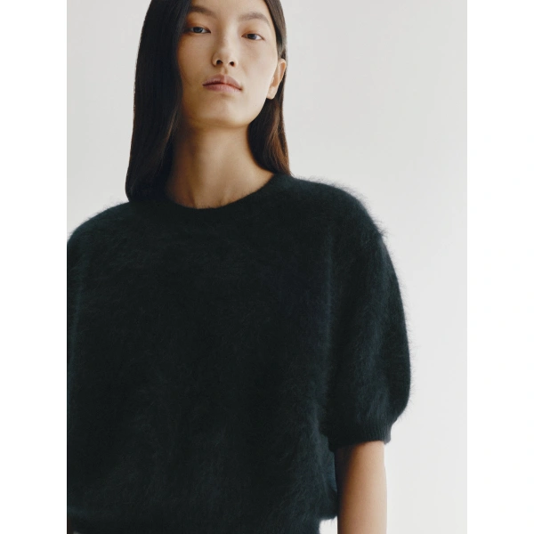 Lisa Yang Juniper Sweater in Black Brushed