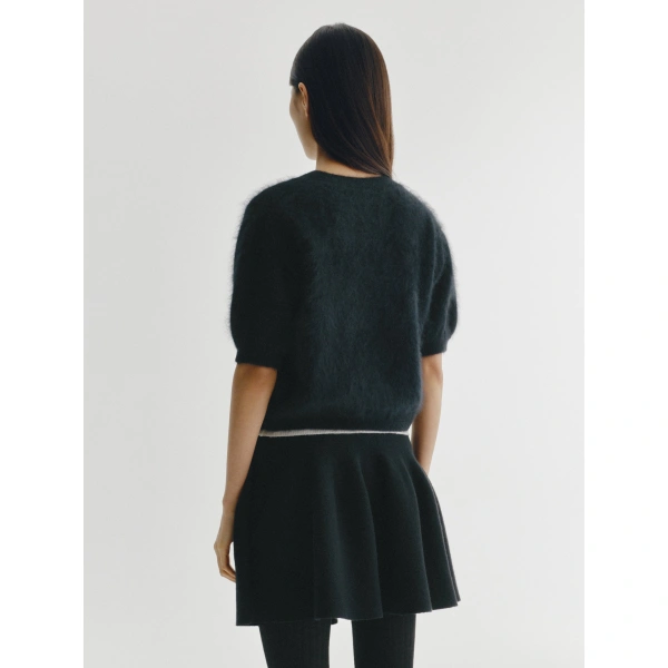 Lisa Yang Juniper Sweater in Black Brushed