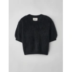 Lisa Yang Juniper Sweater in Black Brushed | Cashmere Sweaters | Coveti