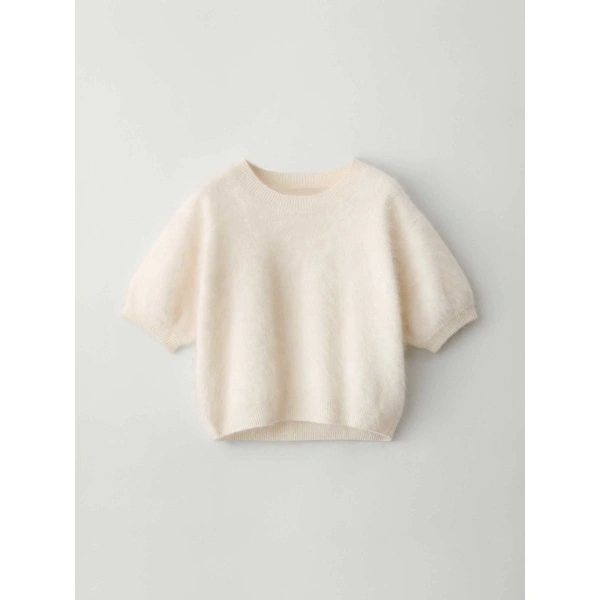 Juniper Sweater in Cream Brushed