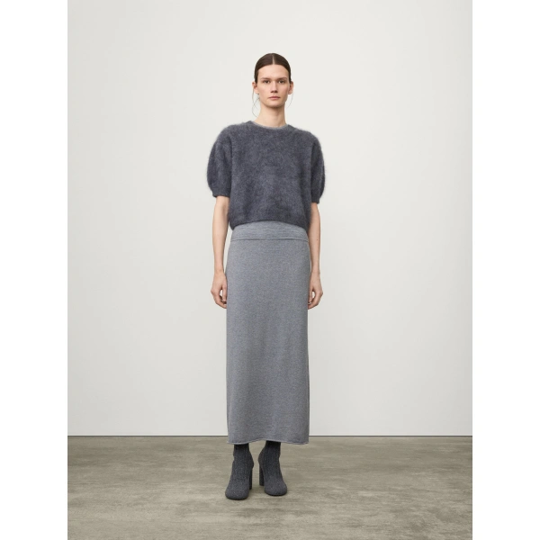 Lisa Yang Juniper Sweater in Graphite Brushed