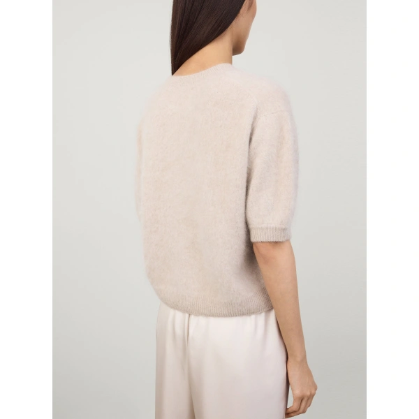 Lisa Yang Juniper Sweater in Sand Brushed