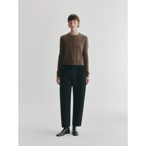 Lisa Yang Karia Cardigan in Dark Truffle